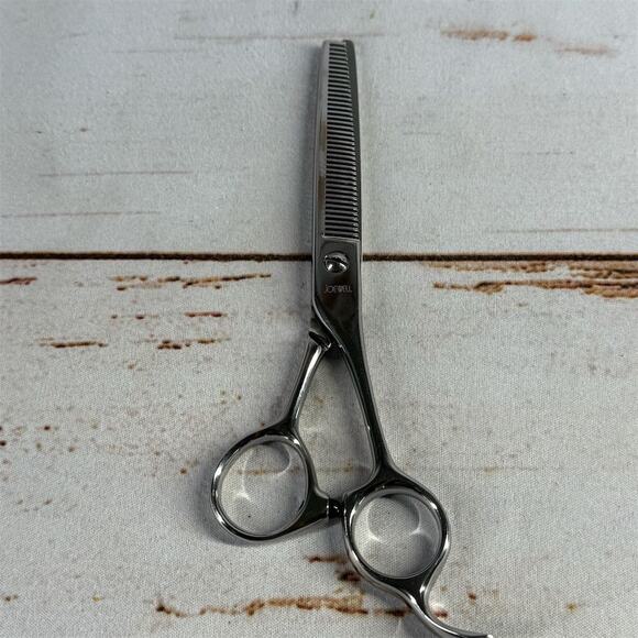 Joewell Professional Thinning Scissors Silver Ergonomic Hair Tool JT40sx - Picture 1 of 4